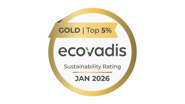 Ansicht Siegel ecovadis Gold